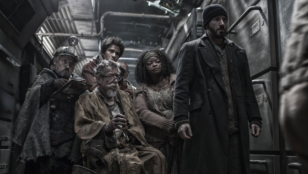 Curtis and his band of rebels in the post-apocalyptic Snowpiercer [via Alamo Drafthouse]